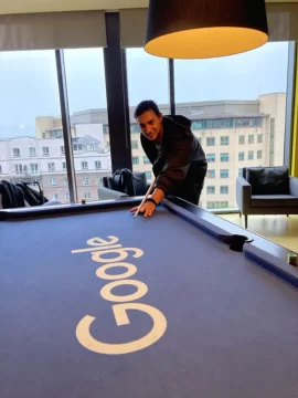 sinuca na sede google