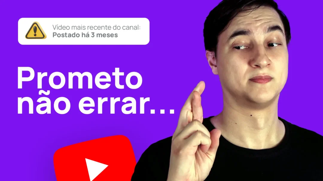 3 erros no youtube